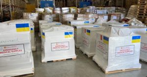 МОЗ отримало чергову партію гумдопомоги