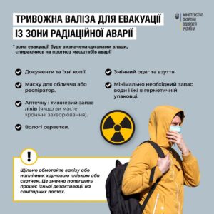 У разі вибуху на ЗАЕС мешканці потенційної зони радіаційної аварії мають бути готовими до можливої евакуації У разі вибуху на ЗАЕС мешканці потенційної зони радіаційної аварії мають бути готовими до можливої евакуації