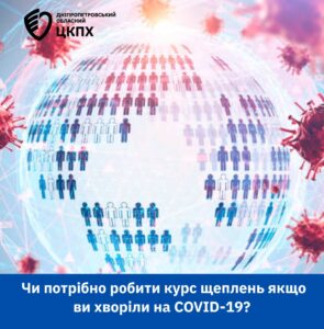Чи потрібно робити курс щеплень якщо ви хворіли на COVID-19? Чи потрібно робити курс щеплень якщо ви хворіли на COVID-19?