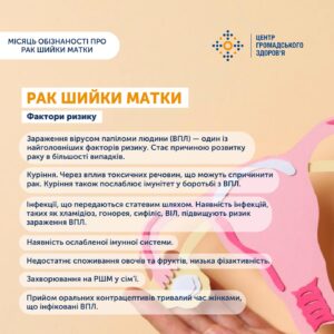 Січень — місяць обізнаності про рак шийки матки Січень — місяць обізнаності про рак шийки матки