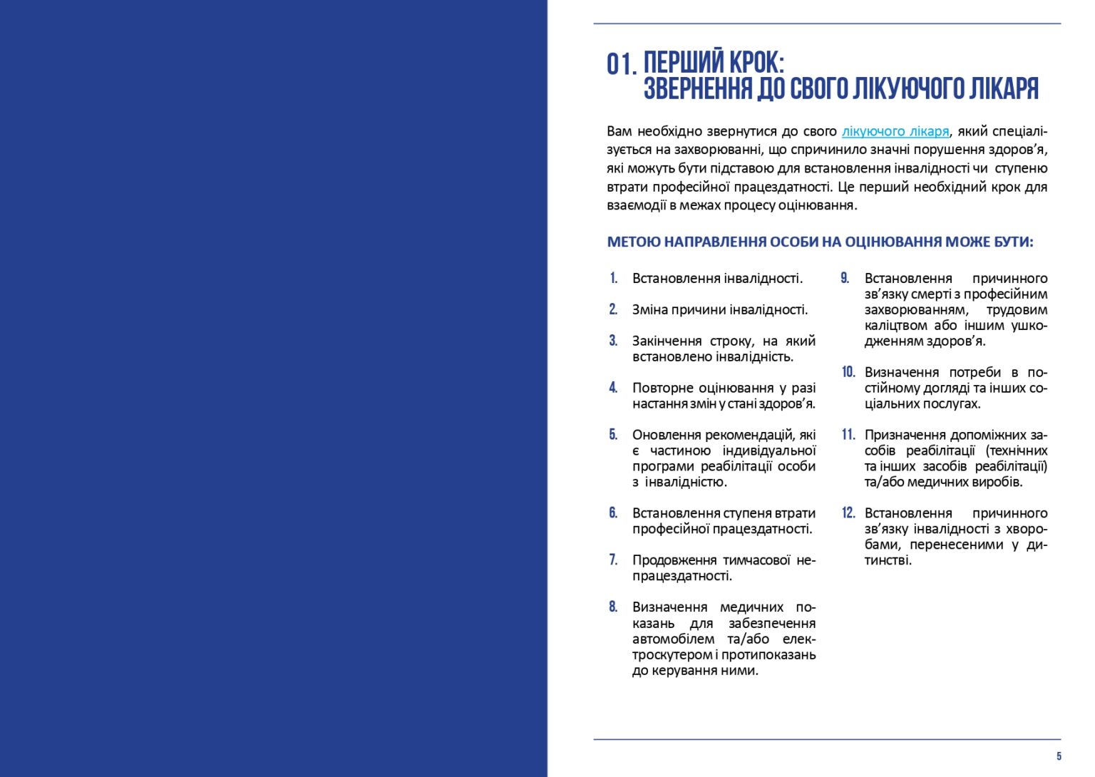 Як пройти оцінювання повсякденного функціонування. СУЧАСНА, ПРОЗОРА ПРОЦЕДУРА