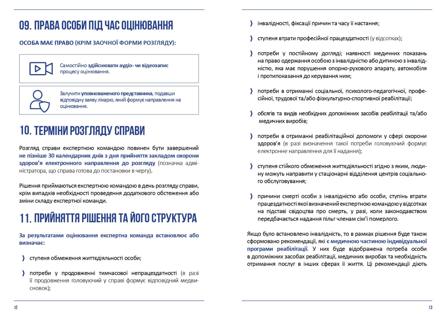 Як пройти оцінювання повсякденного функціонування. СУЧАСНА, ПРОЗОРА ПРОЦЕДУРА